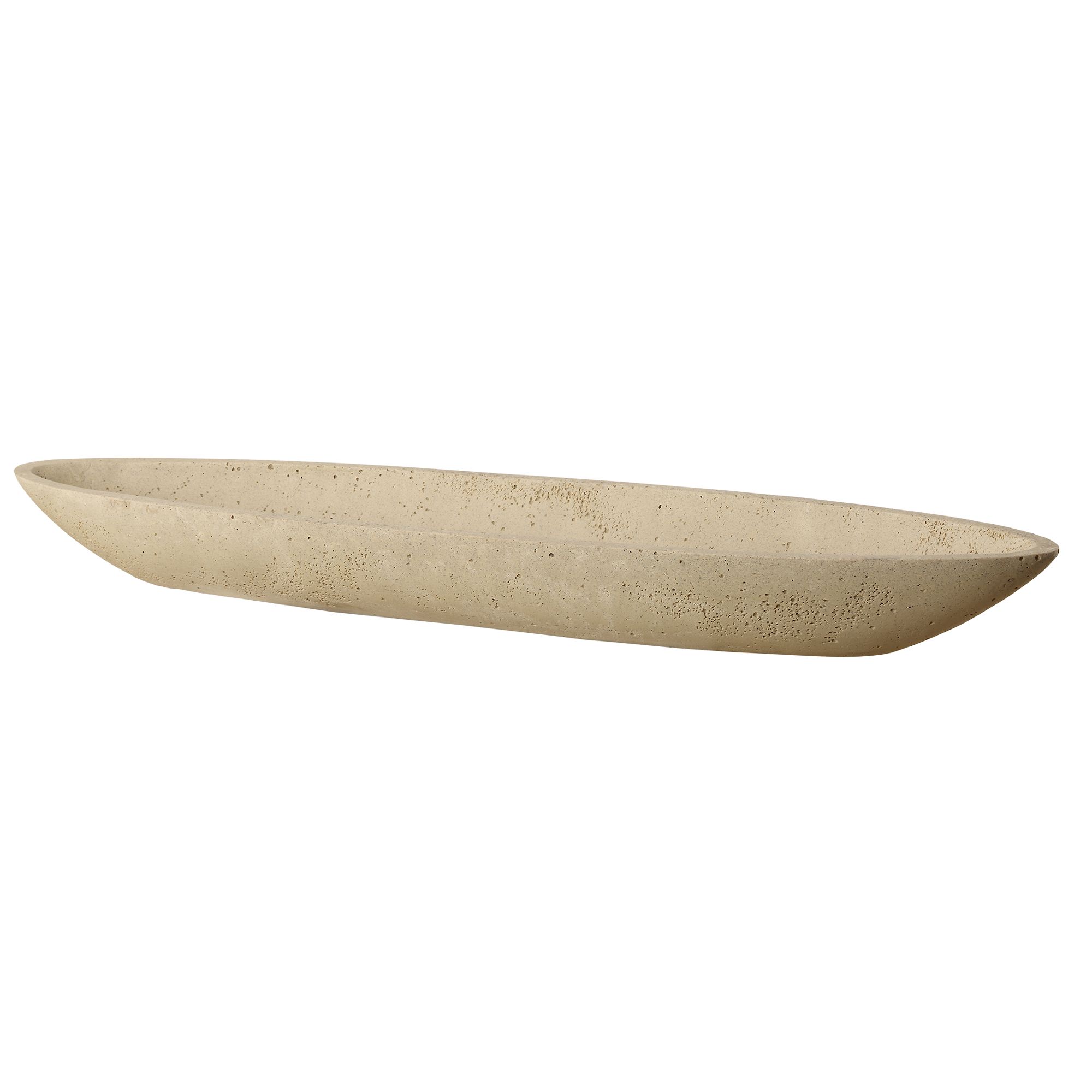 Image 4 Uttermost Vessel Ivory Stone Decorative Bowl more views