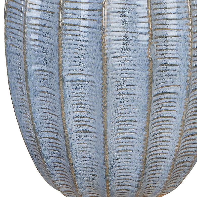 Image 6 Uttermost Veston 28" Cornflower Blue Glaze Ceramic Vase Table Lamp more views