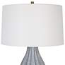7_Uttermost Veston 28" Cornflower Blue Glaze Ceramic Vase Table Lamp more views