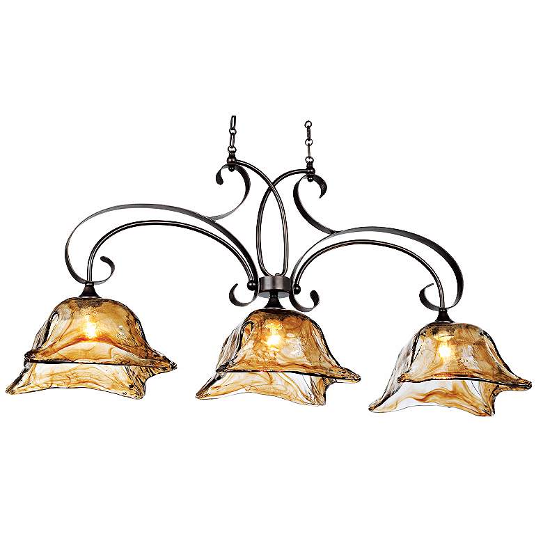 Image 4 Uttermost Vetraio 47" Wide Oiled Bronze Kitchen Island Chandelier more views