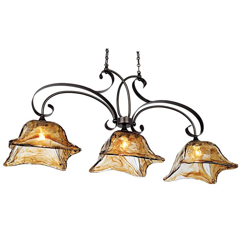 Image 5 Uttermost Vetraio 47" Wide Oiled Bronze Kitchen Island Chandelier more views