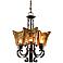 Uttermost Vetraio Collection 16" Wide Art Glass Mini Chandelier