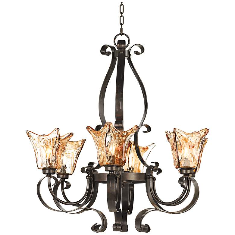 Image 2 Uttermost Vetraio Collection 29" Wide 6-Light Traditional Chandelier