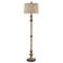 Uttermost Vetralla 66 1/2" Silver and Bronze Traditional Floor Lamp