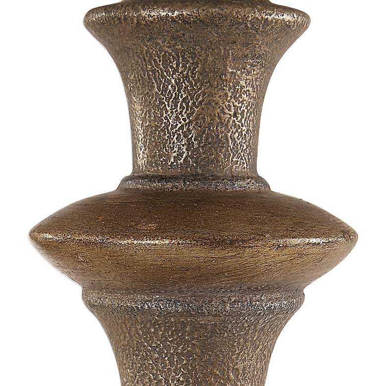 Image 3 Uttermost Vetralla 66 1/2" Silver and Bronze Traditional Floor Lamp more views