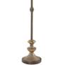 4_Uttermost Vetralla 66 1/2" Silver and Bronze Traditional Floor Lamp more views