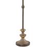 Uttermost Vetralla 66 1/2" Silver and Bronze Traditional Floor Lamp