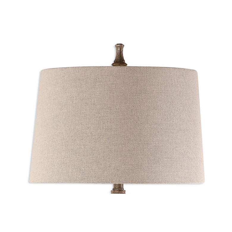 Image 5 Uttermost Vetralla 66 1/2" Silver and Bronze Traditional Floor Lamp more views