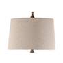 5_Uttermost Vetralla 66 1/2" Silver and Bronze Traditional Floor Lamp more views