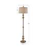 6_Uttermost Vetralla 66 1/2" Silver and Bronze Traditional Floor Lamp more views