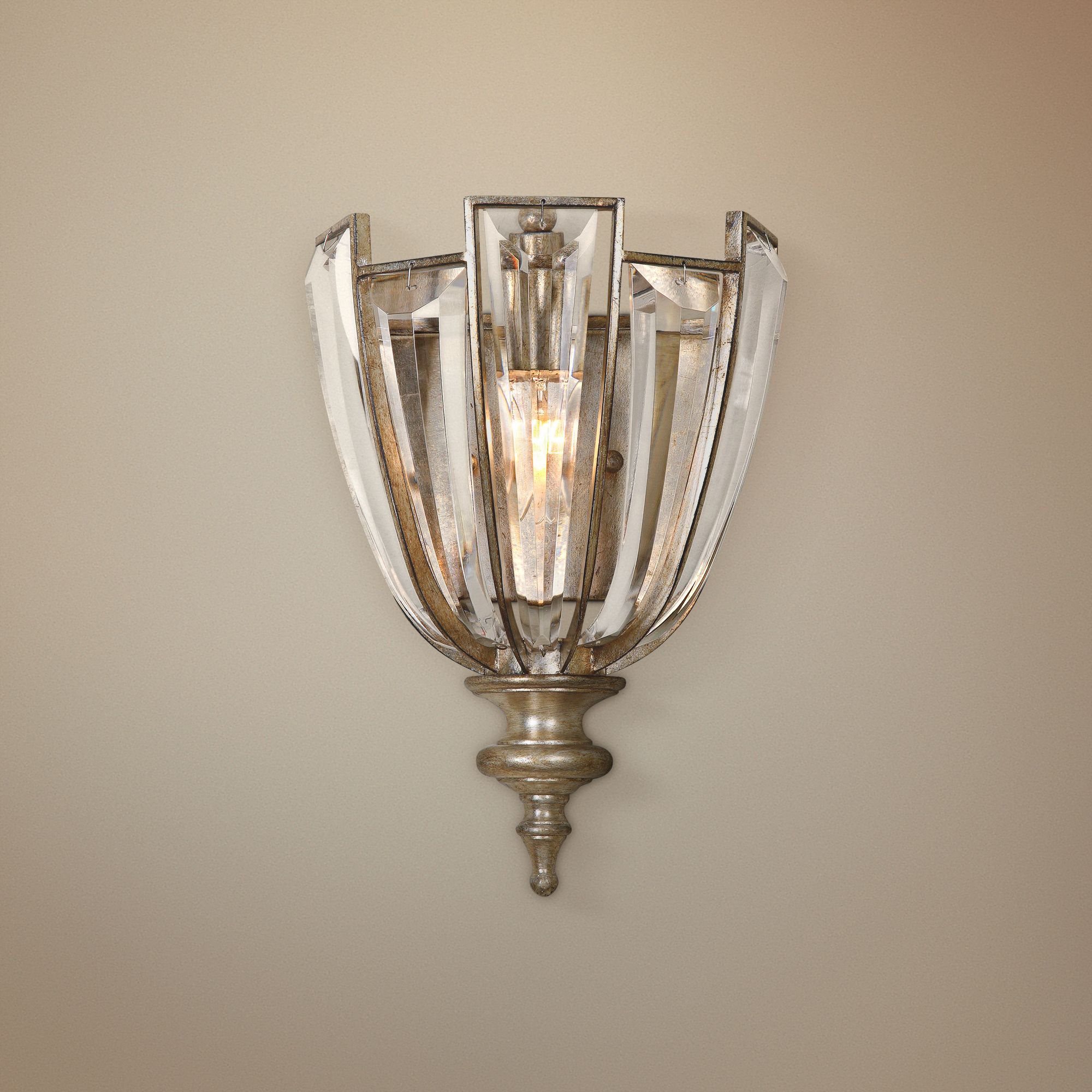 Silver wall deals sconces