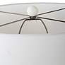6_Uttermost Vida 33" High Modern Chalk White Ceramic Table Lamp more views