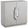 Uttermost Viela 34" Wide Soft Gray 2-Door Accent Cabinet