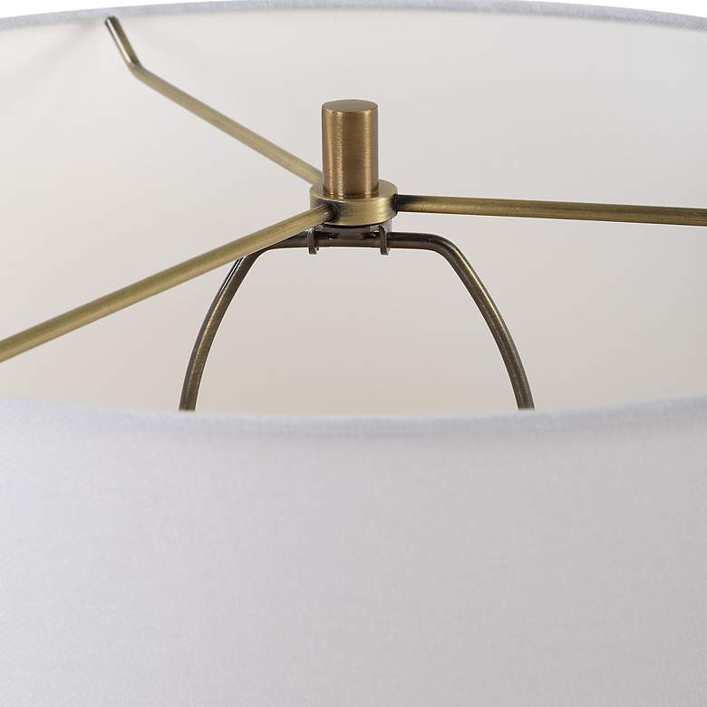 Image 6 Uttermost Vieste 27 1/2" High White Sandstone Finish White Table Lamp more views