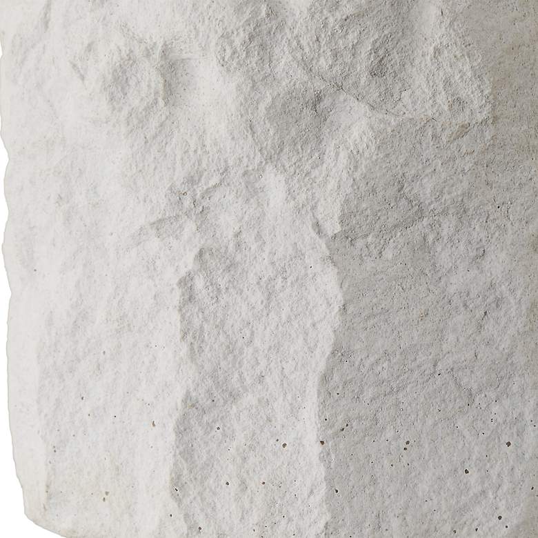 Image 7 Uttermost Vieste 27 1/2" High White Sandstone Finish White Table Lamp more views