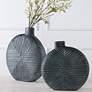 Thumbnail3 of Uttermost Viewpoint Aged Black 2-Piece Vase Set more views