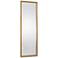 Uttermost Vilmos Metallic Gold Leaf 24" x 72" Wall Mirror
