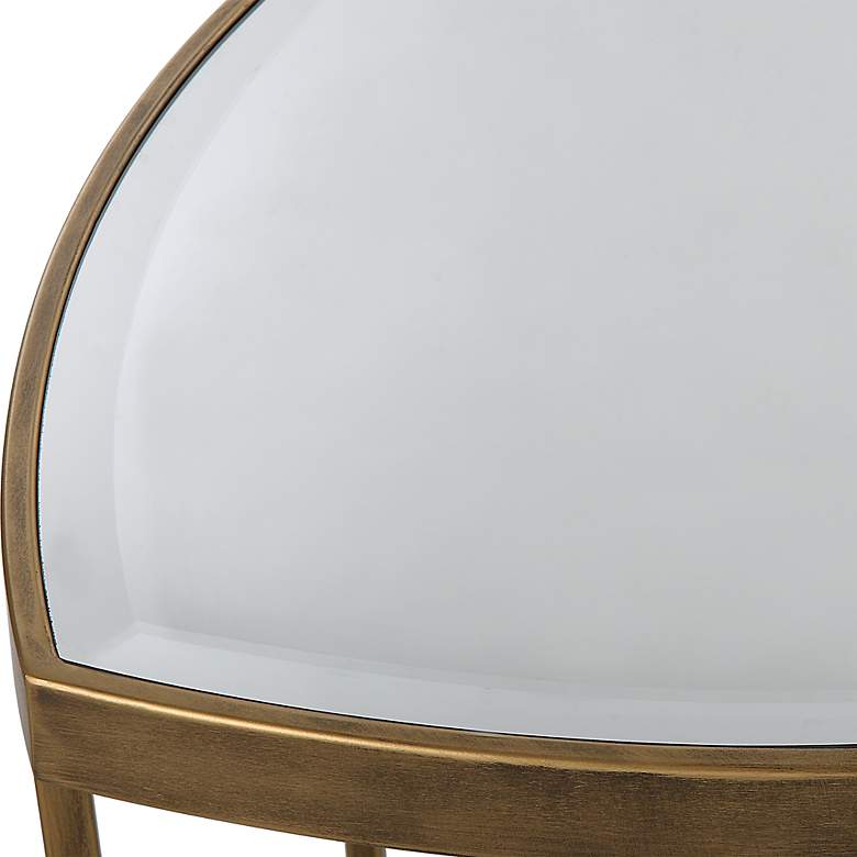 Image 6 Uttermost Vista Antique Gold Nesting Tables Set of 2 more views