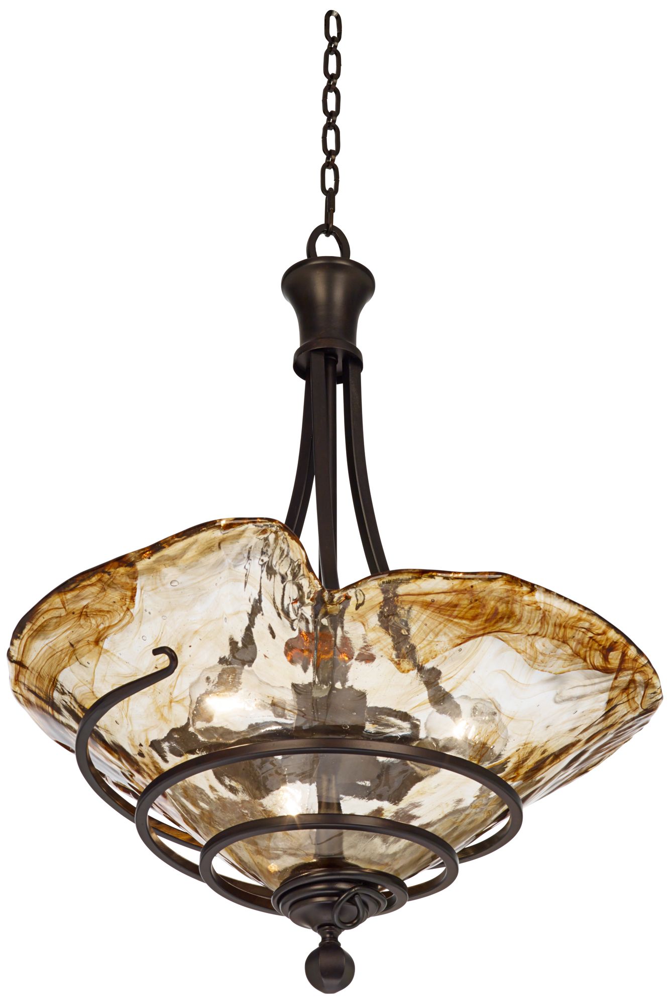 Uttermost Vitalia 22 1/4" Wide 3-Light Handcrafted Pendant Chandelier in scene