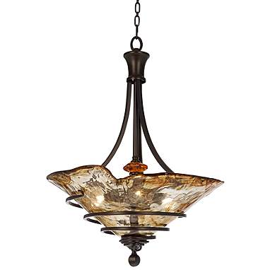 Uttermost Vitalia 22 1/4" Wide 3-Light Handcrafted Pendant Chandelier