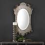 Uttermost Vitravo Silver and Gray 20" x 35" Wall Mirror