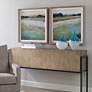 4_Uttermost Vivid Vista 28" Square 2-Piece Framed Wall Art Set more views