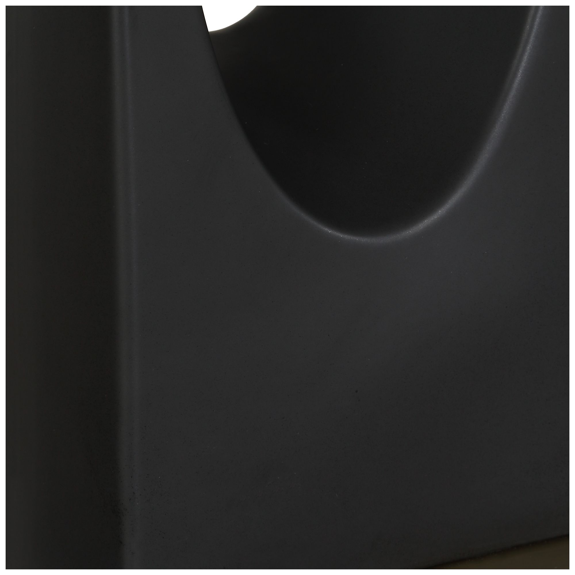 Image 5 Uttermost Void 30" Black Ceramic Table Lamp more views