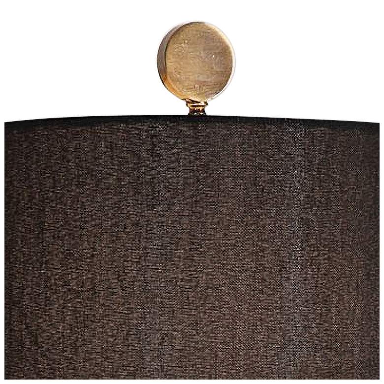 Uttermost Volante Iron and Crystal Table Lamp with Black Shade more views