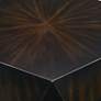 Uttermost Volker 18.5" Wide Black Wood Modern Geometric Side Table
