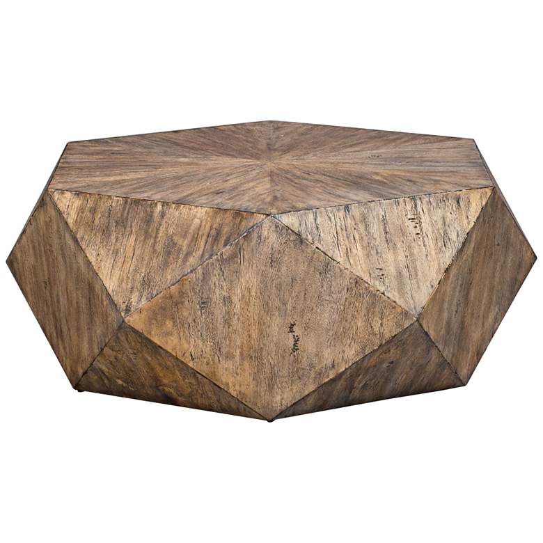 Image 3 Uttermost Volker 48" Wide Geometric Large Modern Coffee Table