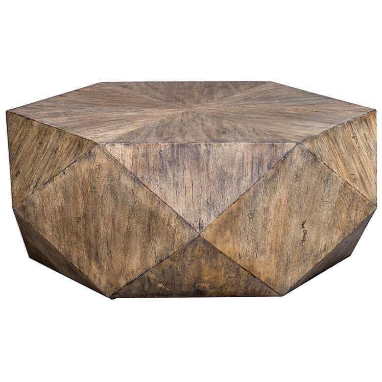 Image 4 Uttermost Volker 48" Wide Geometric Large Modern Coffee Table more views
