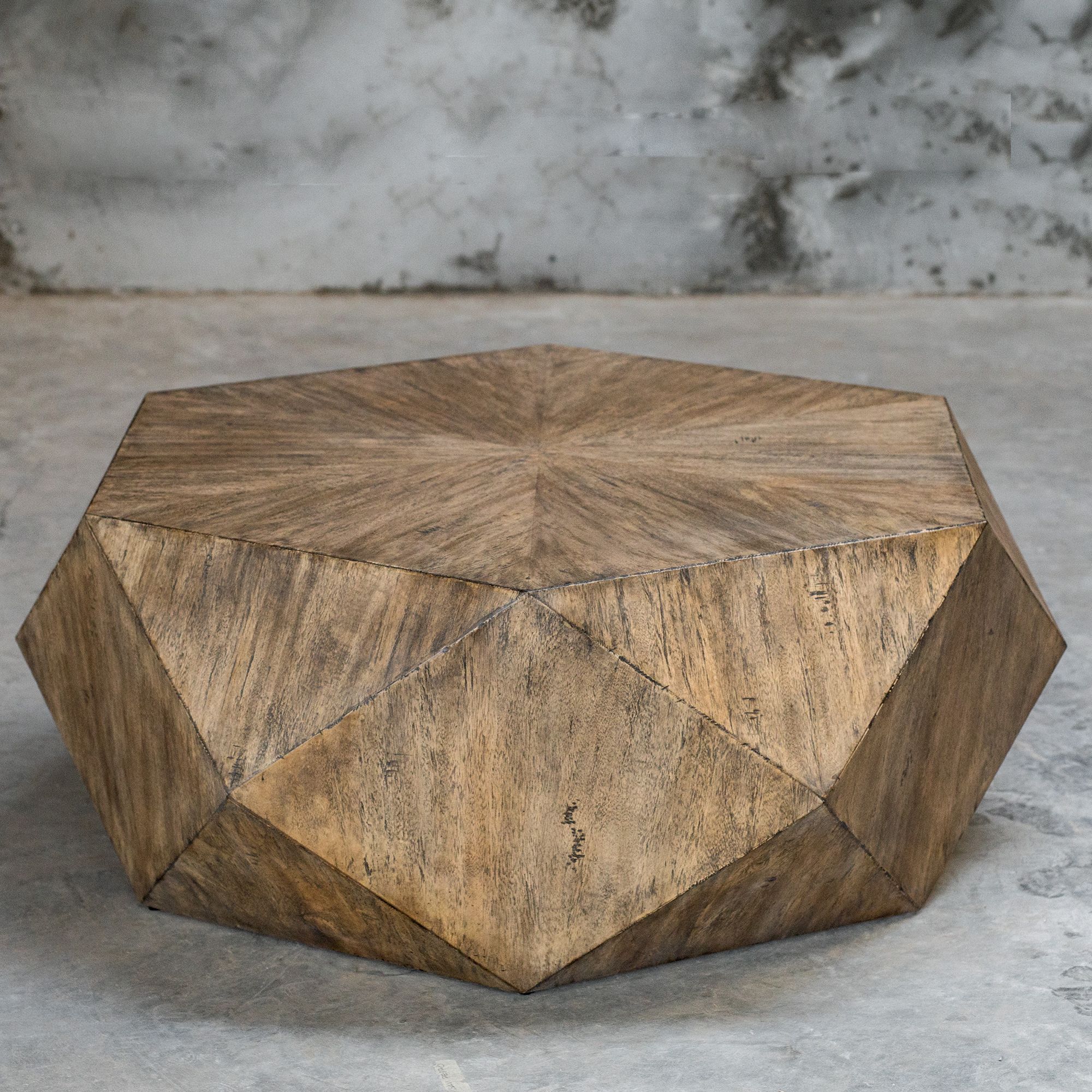 Uttermost Volker 48" Wide Geometric Large Modern Coffee Table in scene