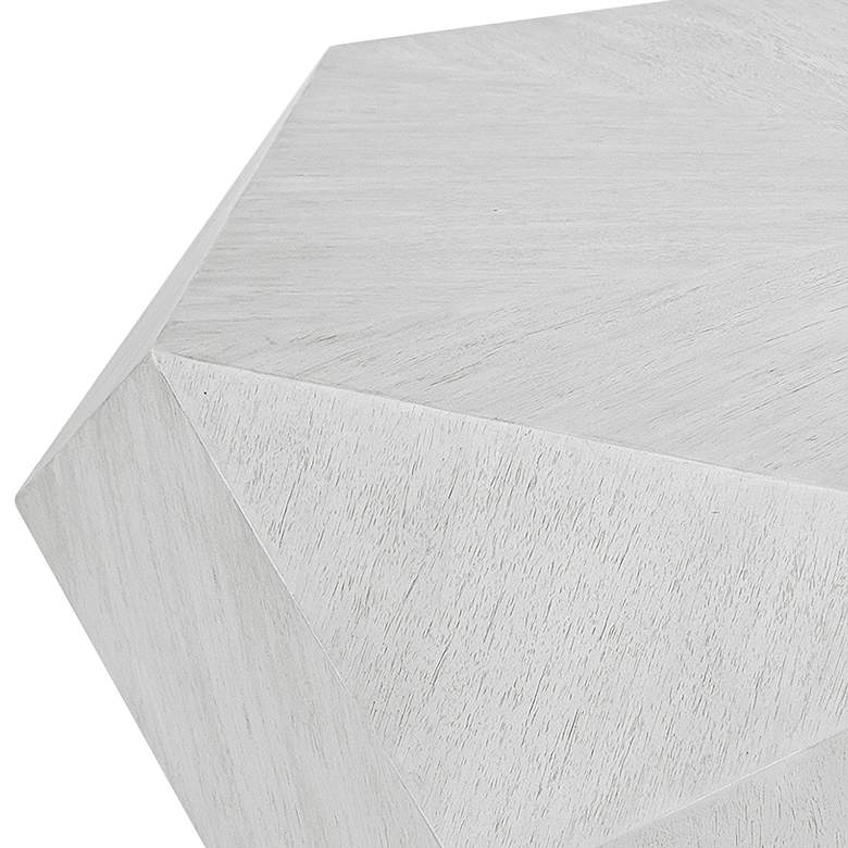 Image 3 Uttermost Volker 50" Wide White Geometric Coffee Table more views