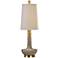 Uttermost Volongo 30 3/4" Textured Stone and Ivory Modern Table Lamp