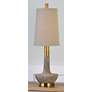 Thumbnail3 of Uttermost Volongo 30 3/4" Textured Stone and Ivory Modern Table Lamp more views