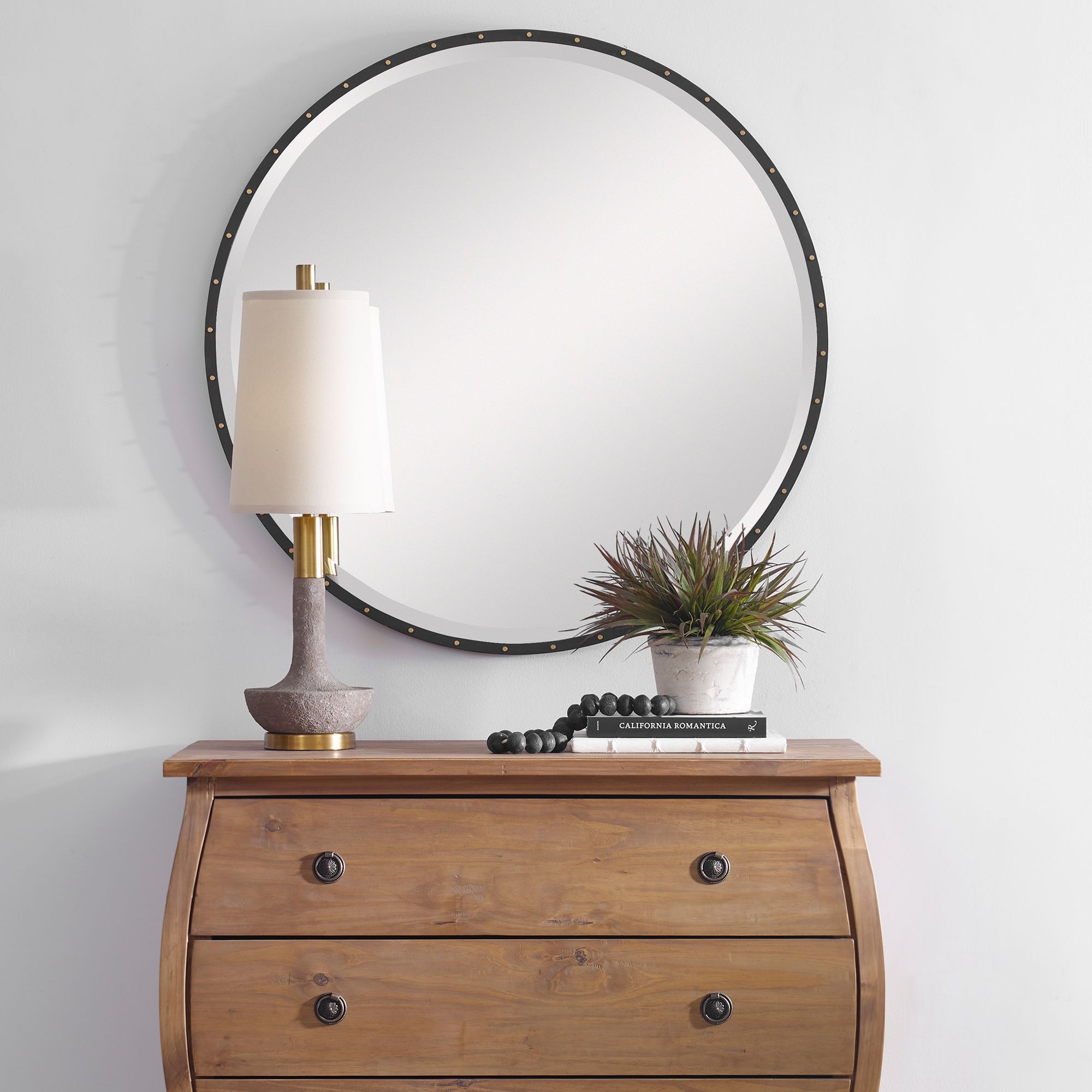 Image 4 Uttermost Volongo 30 3/4" Textured Stone and Ivory Modern Table Lamp more views