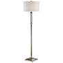 Uttermost Volusia 65 1/2" Polished Nickel Plated Floor Lamp