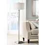 Uttermost Volusia Polished Nickel Plated Floor Lamp