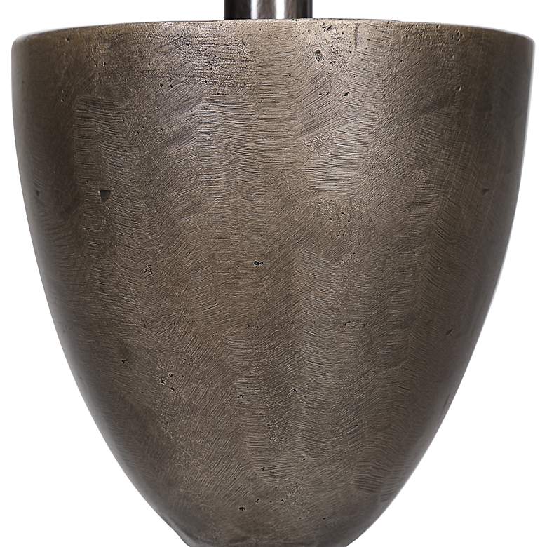 Image 5 Uttermost Waller Gray Metal Table Lamp more views