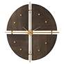 4_Uttermost Walnut Elegance Gold 42" Round Wall Clock more views