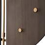 6_Uttermost Walnut Elegance Gold 42" Round Wall Clock more views