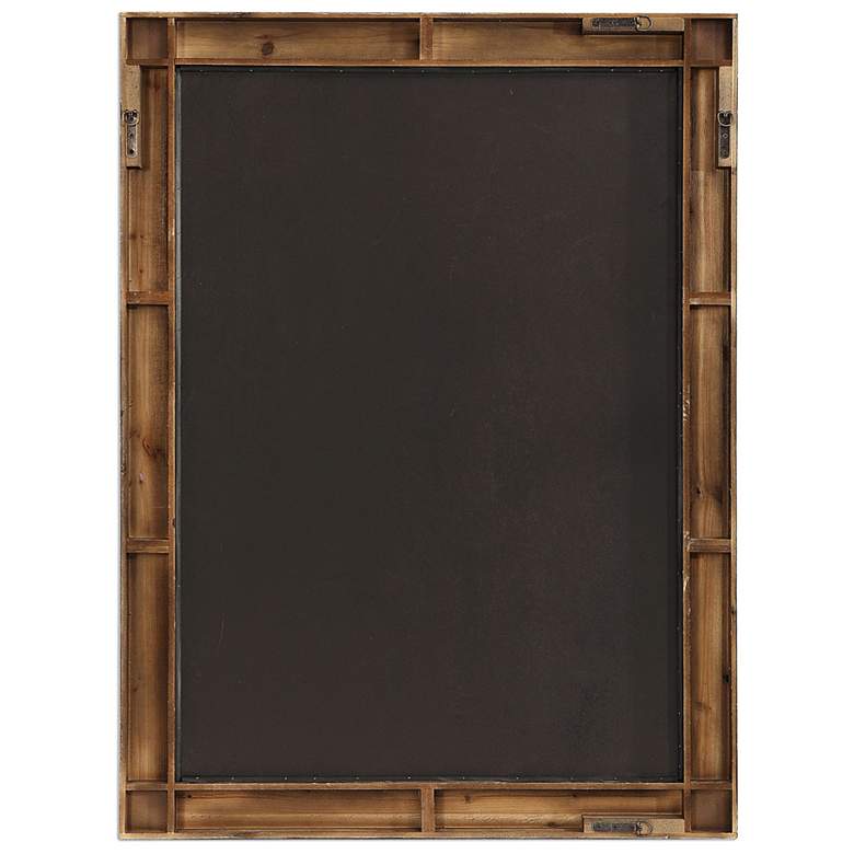 Uttermost Walt Distressed Natural 36 inch x 48 inch Wall Mirror more views