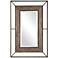 Uttermost Ward Bronze Wood 31 1/2" x 47" Wall Mirror