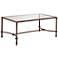 Uttermost Warring 48" Wide Rustic Bronze Patina Coffee Table