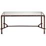 Thumbnail4 of Uttermost Warring 48" Wide Rustic Bronze Patina Coffee Table more views