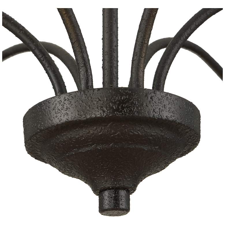 Image 6 Uttermost Warwick 41 1/2" Wide Black and Gold 6-Light Chandelier more views