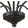 6_Uttermost Warwick 41 1/2" Wide Black and Gold 6-Light Chandelier more views