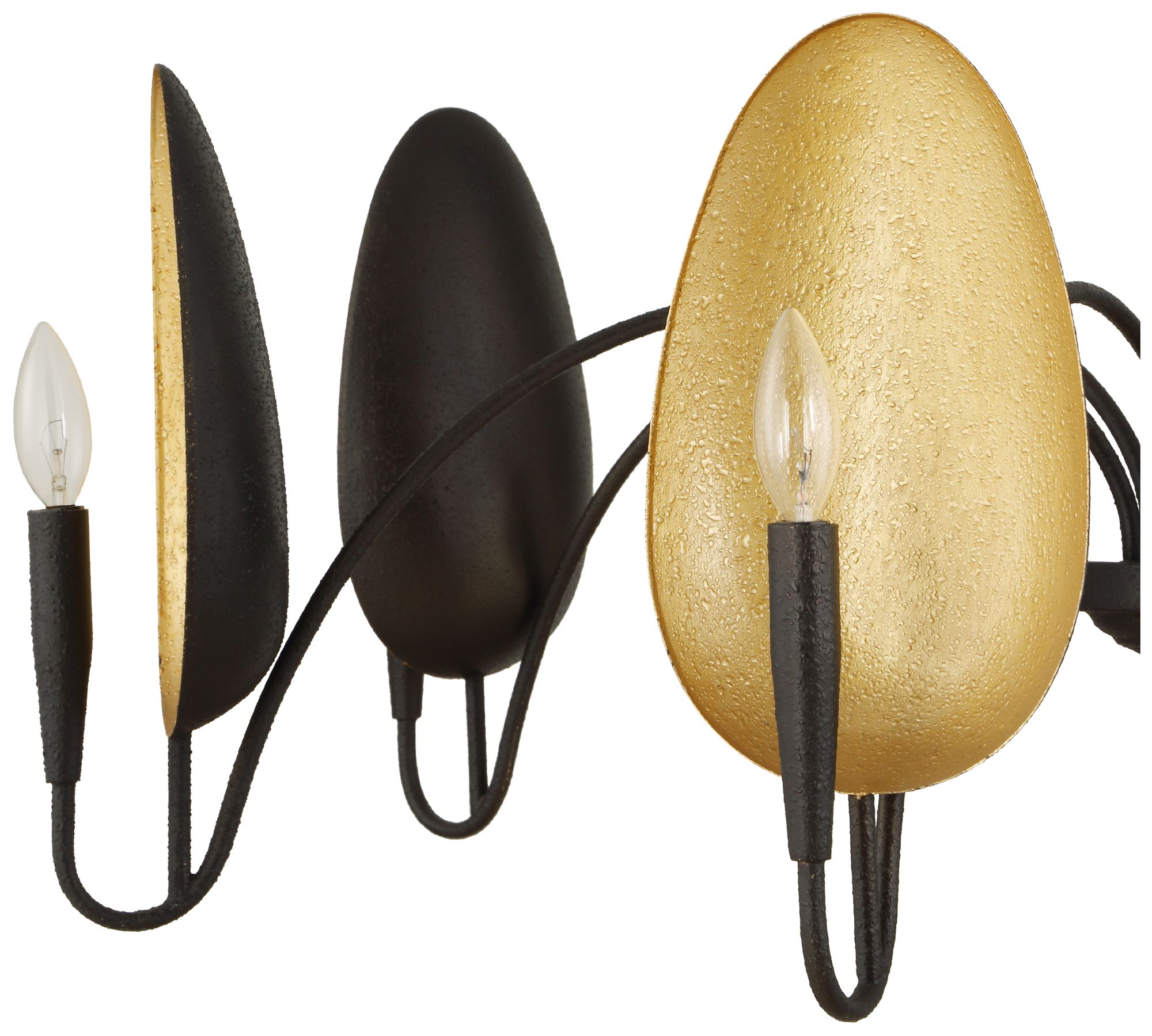 Image 7 Uttermost Warwick 41 1/2" Wide Black and Gold 6-Light  Chandelier more views