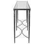 5_Uttermost Washington 63 1/2" Wide Rustic Black Console Table more views