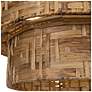 6_Uttermost Water Hyacinth 24 1/4" Wide 4 Lt Water Hyacinth Pendant more views